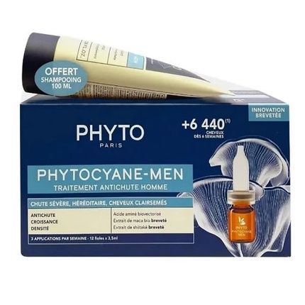 Phyto Set Phytocyane Anti-Hair Loss Treatment 12 X 3.5Ml - Pack Of 12