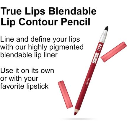 Pupa Milano True Lips Blendable Lip Liner 29 Fire Red