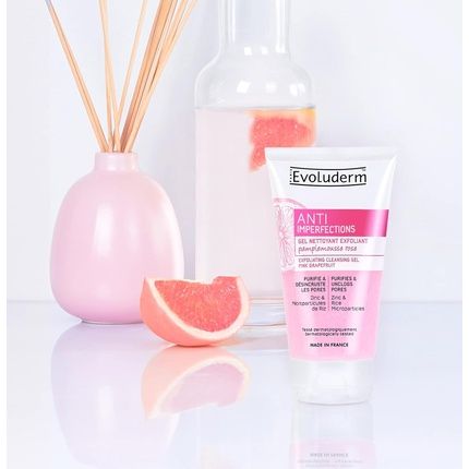 Evoluderm Exfoliating Cleansing Gel For Blemishes 150Ml - Naturally Derived