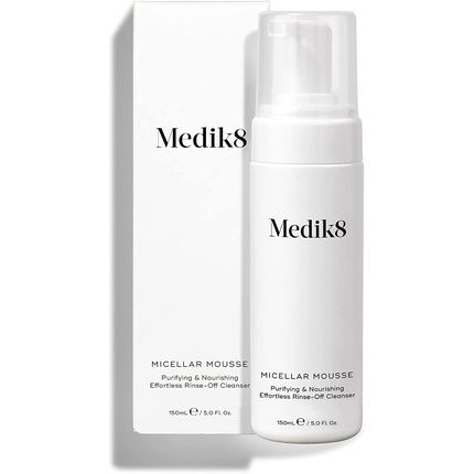 Medik8 Micellar Mousse Face Wash Makeup Remover 150Ml