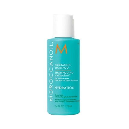 Moroccanoil Hydration Parabenfree Hair Shampoo 70 Ml Hydrating Shampoo With Argan Oil For All Hair Types
