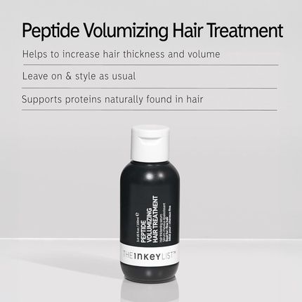 The Inkey List Peptide Volumizing Hair Treatment 100Ml For Thicker Fuller Hair