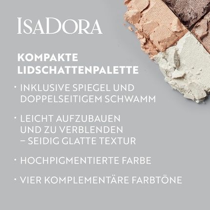Isadora Eyeshadow Palette Quartet For Flawless Eyes