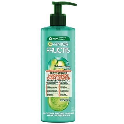 Garnier Fructis Grow Strong 10 In 1 Leave-In Cream For Hair 400Ml