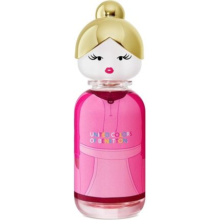 Benetton Sisterland Pink Raspberry Eau De Toilette For Women Long Lasting Fresh Young And Modern Fragrance Floral Neroli And Musk Notes Ideal For Day Wear 80Ml