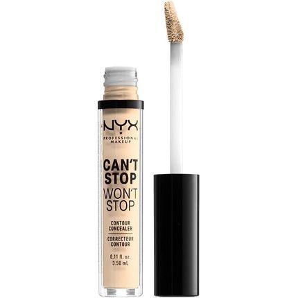 Nyx Professional Makeup Can'T Stop Won'T Stop Contour Concealer  01 Pale 3.5Ml