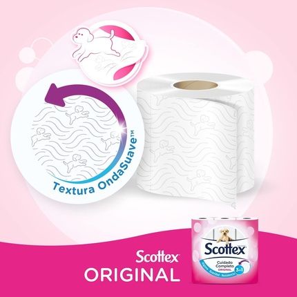 Scottex Original Toilet Paper 16 Rolls - Image 3
