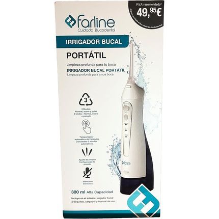 Farline Smart Rechargeable Cordless Dental Portable Oral Irrigator With 300Ml Water Tank