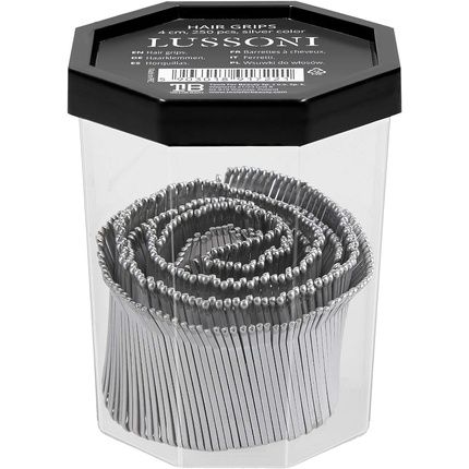 T4B Lussoni 250 Pieces Hair Grips Hair Pins Smooth Hair Clips 4Cm Silver - Image 3