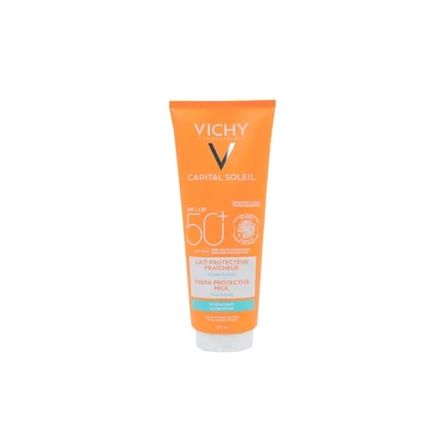 Vichy Capital Soleil Face And Body Milk Spf 50 300Ml Protective Lotion - Image 3