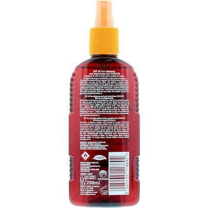Malibu Sun Spf 50 Non-Greasy Dry Oil Spray For Tanning High Protection Water Resistant 200Ml