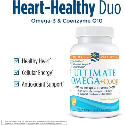 Nordic Naturals Ultimate Omega Coq10 Softgels 60