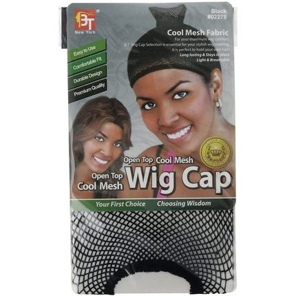 Beauty Town Open Top Red Wig Cap For Black Hair