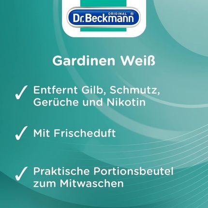 Dr. Beckmann White Curtains With Effective Intensive White Formula 40G - Pack Of 3