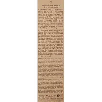 Lanza Keratin Healing Oil Defrizz Cream 140Ml - Image 3