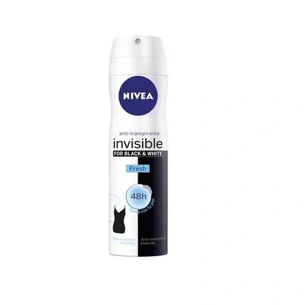 Nivea Invisible White And Black Fresh Spray 200Ml