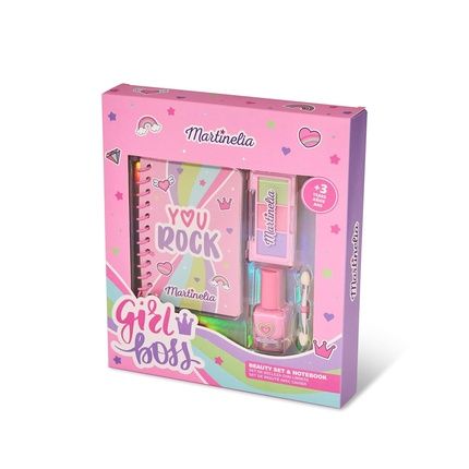 Martinelia Beauty Set And Notebook - Makeup Set With Supergirl Notebook