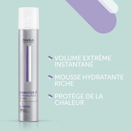 Kadus Styling Volume Dramatize It X-Strong Hold Mousse 500Ml