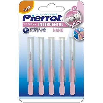 Pierrot Nano Interdental Brushes - Stainless Steel Core Flexible Neck