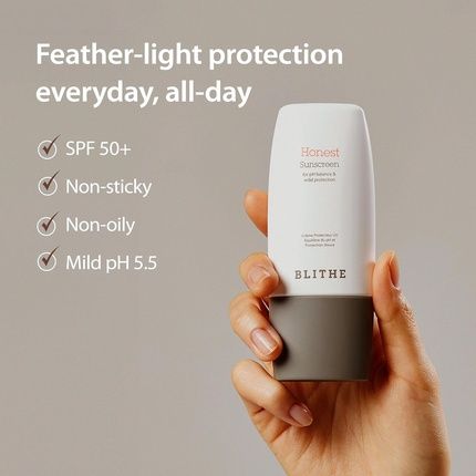 Blithe Honest Sunscreen Spf 50 Pa Lightweight Face Sunscreen