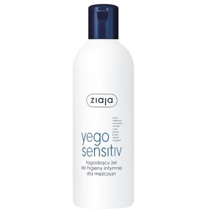 Ziaja Yego Sensitiv Soothing Gel For Intimate Hygiene For Men 300Ml