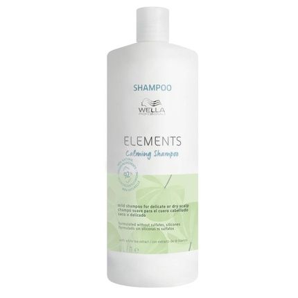 Wella Professionals Elements Calming Shampoo 1000Ml Soothing Hair Care