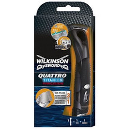 Wilkinson Sword Quattro Essential Precision Trimmer Men'S Shaver