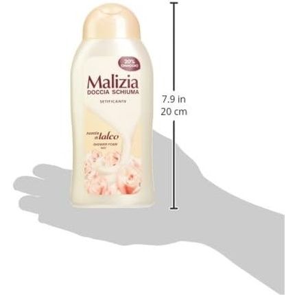 Malizia Shower Foam Talcum Cloud 250Ml - Image 3