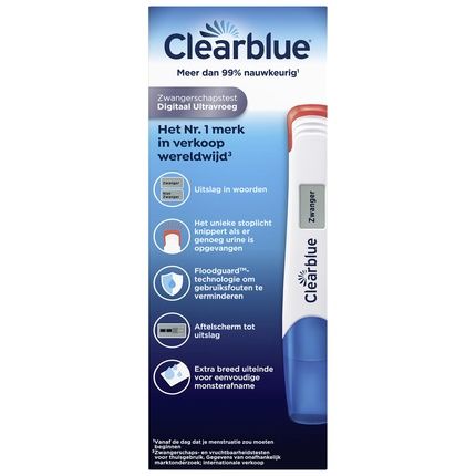 Clearblue Digital Early Pregnancy Test X2 - Accurate And Easy To Read Results