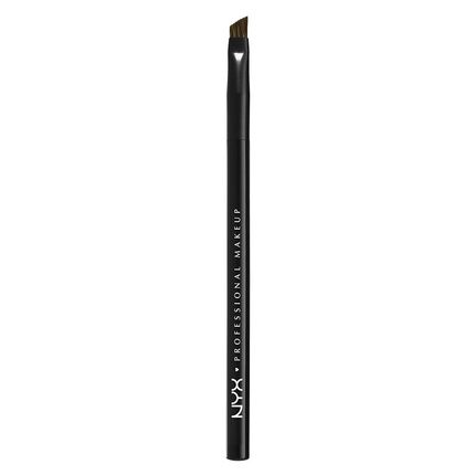 Nyx Professional Makeup Pro Brush Angled 19 - Angled Eyebrow Brush With Ergonomic Shape For Precise Application