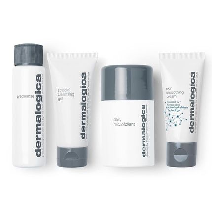 Dermalogica Discover Healthy Skin Kit - Includes Precleanse, Face Wash, Face Exfoliator, And Moisturizer