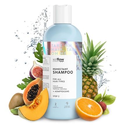 So!Flow Aloe & Ganoderma Lucidum Replenishing Shampoo For All Porosity Types - Achieve Naturally Balanced, Hydrated, And Revitalized Hair