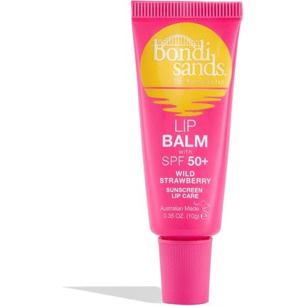 Bondi Sands Lip Balm Spf 50+ Wild Strawberry Moisturizing Lip Care With Sun Protection 10G