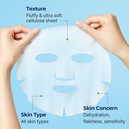 Torriden Dive-In Hyaluronic Acid Facial Sheet Masks Moisturizing Sheet Mask For Sensitive Dry Skin Fragrance-Free Alcohol-Free No Colorants Vegan Cruelty-Free Korean Skin Care