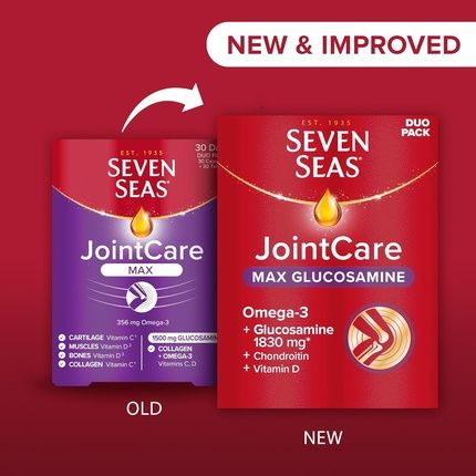 Seven Seas Jointcare Max Glucosamine With Omega3 Glucosamine Chondroitin - Image 3