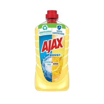 Ajax Boost Floor Cleaner With Lemon & Baking Soda 1 Liter