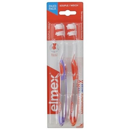 Elmex Anti-Cavity Interx Soft Toothbrush Duo Pack