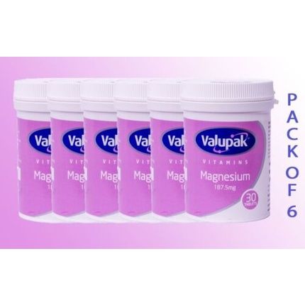Valupak Magnesium 187.5Mg Tablets 30 Tablets - Image 4