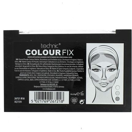 Technic Colour Fix 2 Pressed Powder Contour Palette 3.5G - Pack Of 8 - Image 3