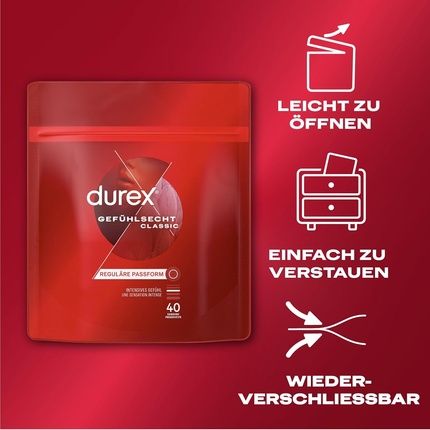 Durex Real Feel Classic 40 Pieces Smooth - Image 3