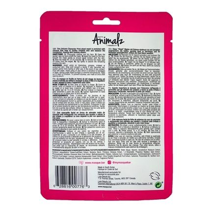 Masque Bar Pretty Animalz Unicorn Sheet Mask 0.71 Fl Oz