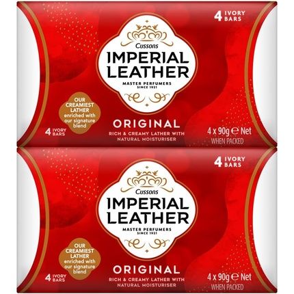Imperial Leather Bar Soap Original Classic Cleansing Bar Gentle Skin Care 90G