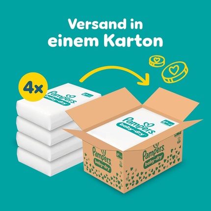 Pampers Baby Dry Size 6 Diapers 144 Count 14Kg-19Kg Up To 100% Leakage Protection