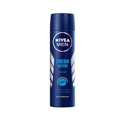 Nivea Men Fresh Active Antiperspirant Spray 48H 150Ml