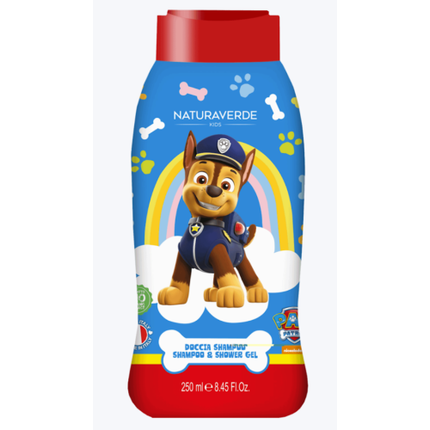 Naturaverde Paw Patrol Shampoo & Shower Gel For Kids With Organic Oat Extract 250Ml