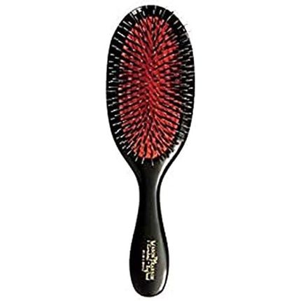 Mason Pearson Handy Mixte Bn3 Hairbrush With Pure Boar Bristles And White Nylon Pins 12 Rows