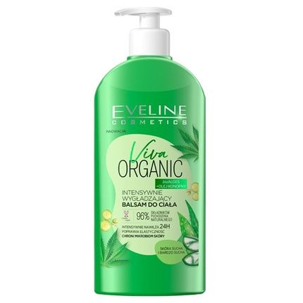 Eveline Viva Organic Intensively Smoothing Body Balm With Bio Aloe & Hemp Oil, 350Ml