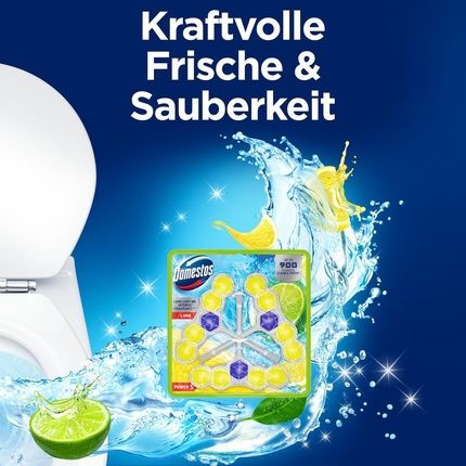 Domestos Power 5 Toilet Stone Lime Toilet Cleaner - Image 3