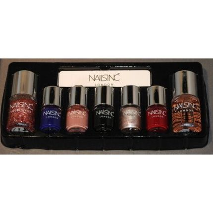 Beautiful Nail Polish Set Including Seven Polishes And Bag - Brand New - Image 3