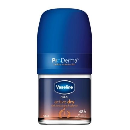Vaseline Deodorant Roll-On 50Ml Men Active Dry